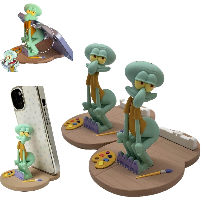 Phone Accessories Rack - New KKV SpongeBob Squidward Magnetic Phone