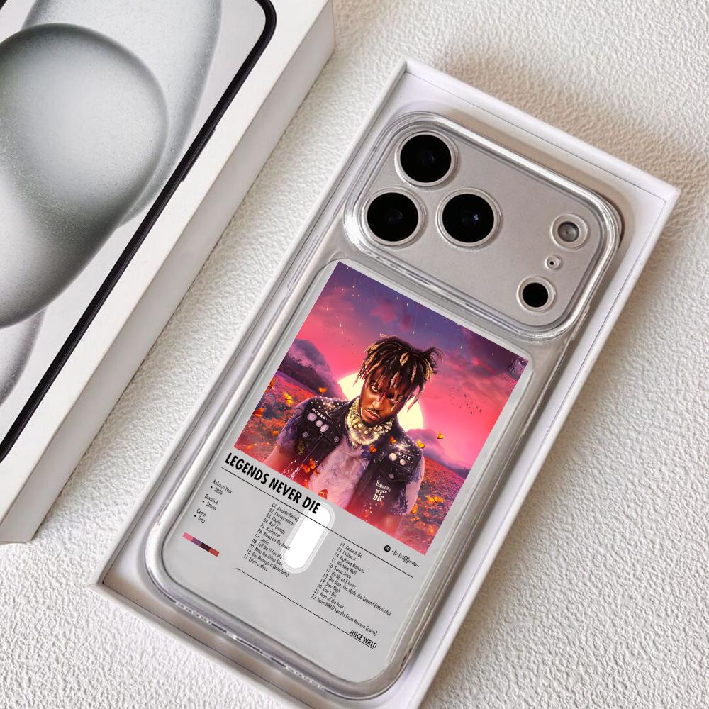 Phone Case Clear - J-Juice WRLD Singer Album Phone Case