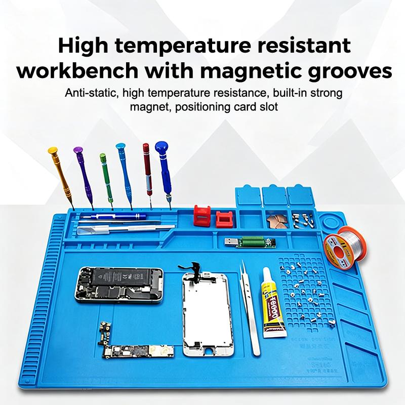 Anti-Static Silicone Heat-Resi - Phone Repair Kit recension och pris