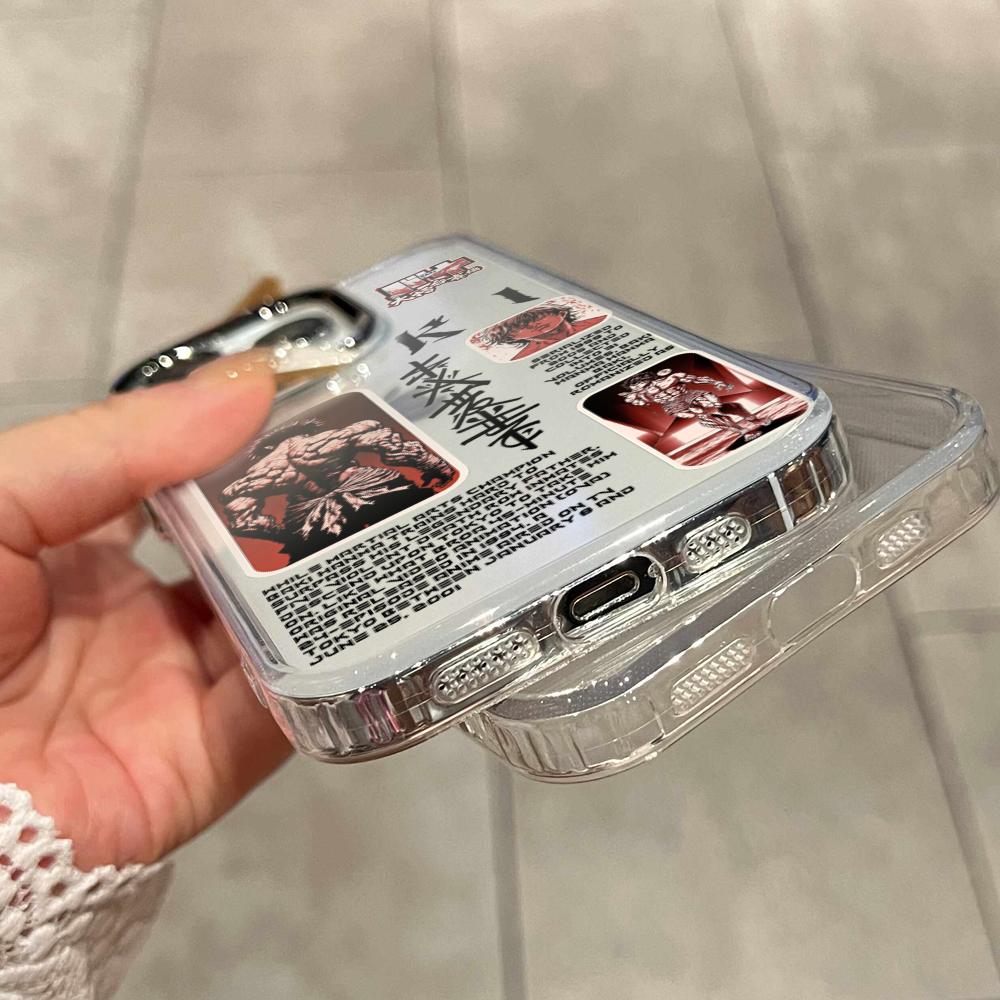 Cool B-Baki HanmaS Phone Case  - Phone Case Clear recension och pris