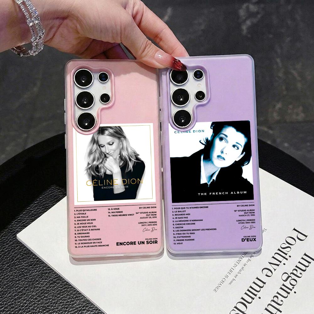 Singer C-Celine D-Dion Phone C - Phone Case Clear recension och pris
