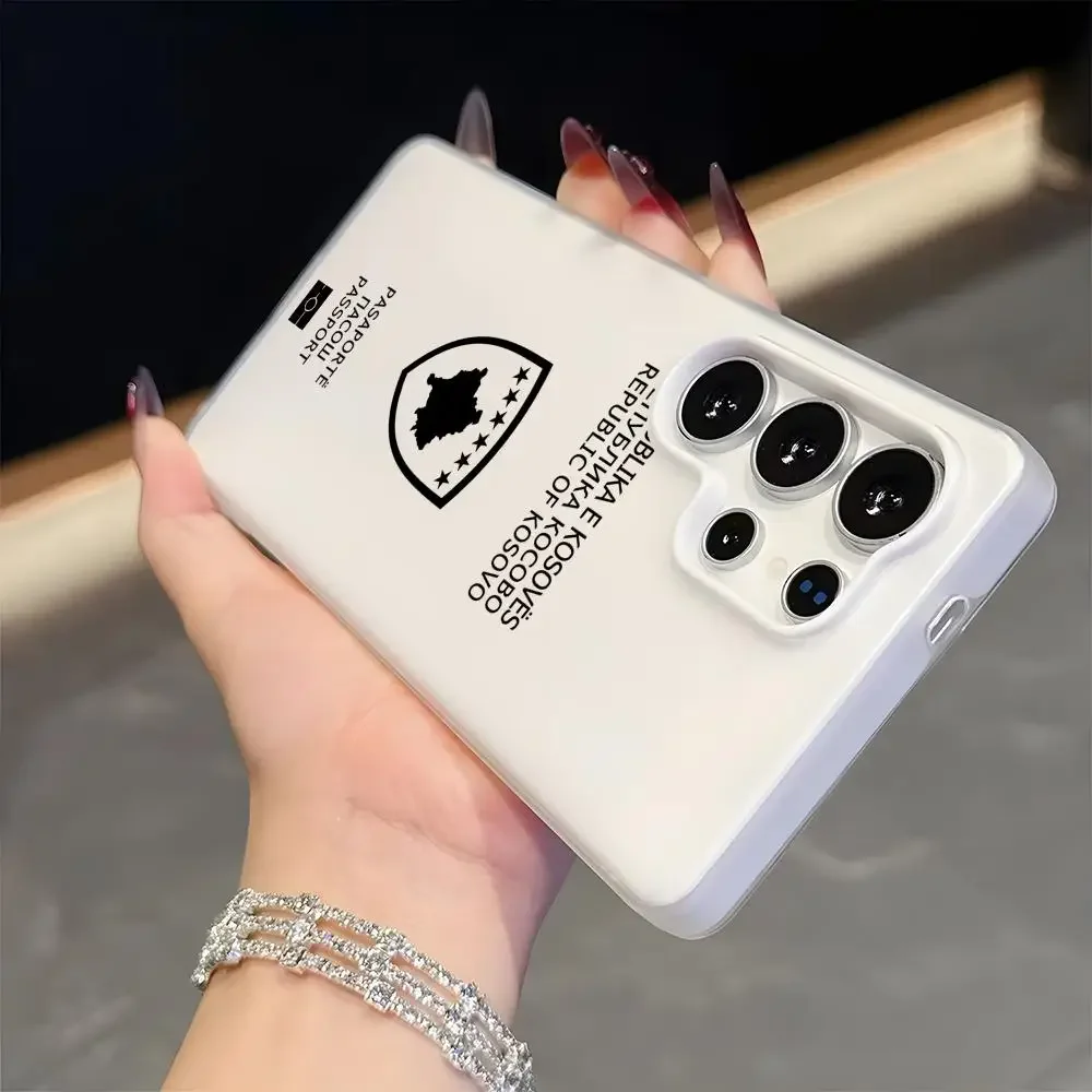 Kosovo Passport LOGO Phone Cas - Phone Case Clear recension och pris