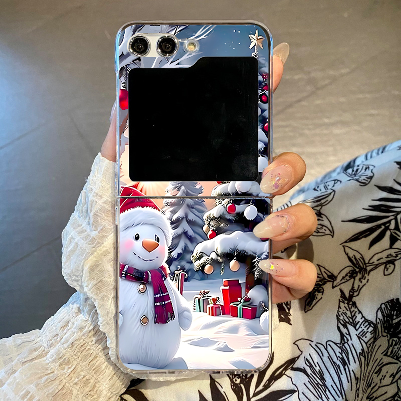 Christmas Snowman Elk Phone Ca - Phone Case Clear recension och pris