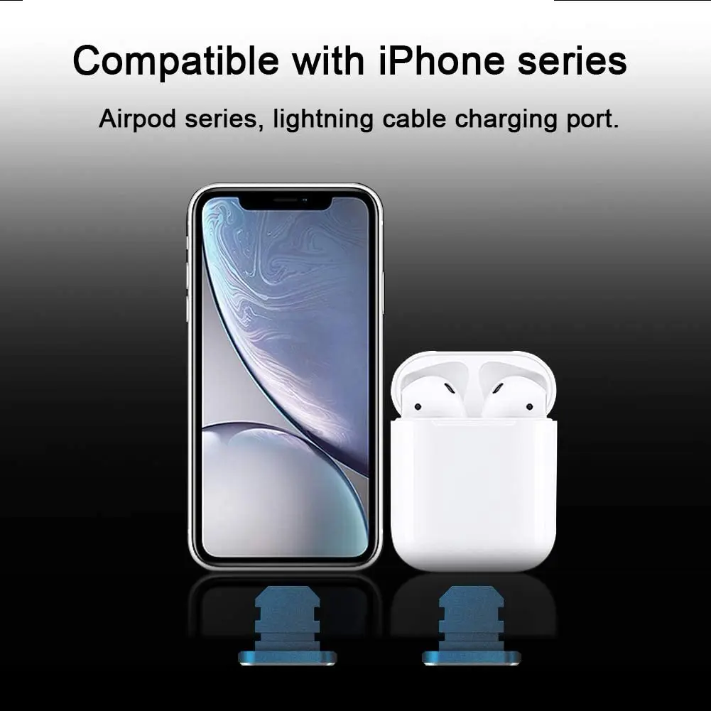 2pcs Metal Dust Plug Charging  - Phone Accessories Online recension och pris