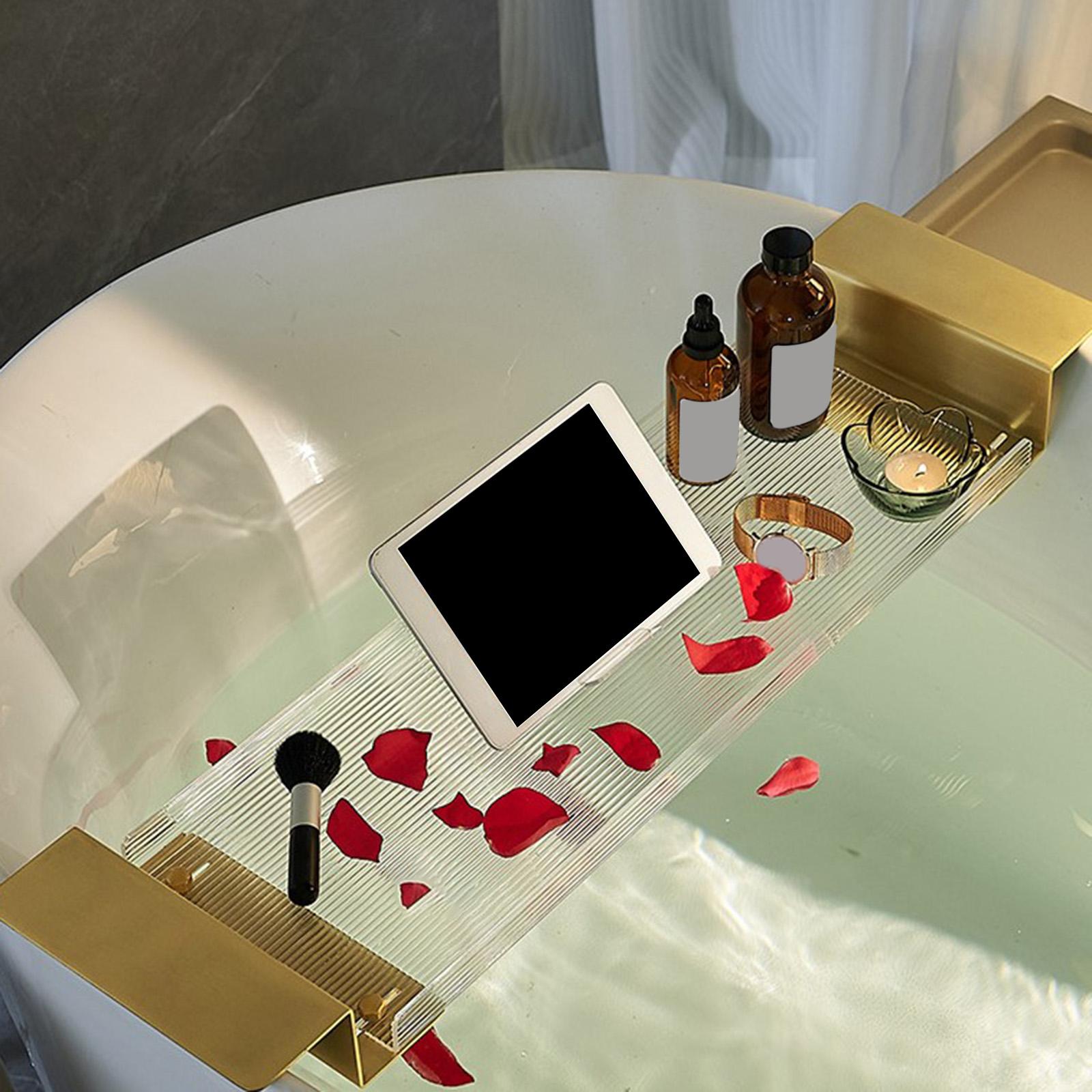 Acrylic Bathtub Tray Extendabl - Phone Accessories Rack recension och pris