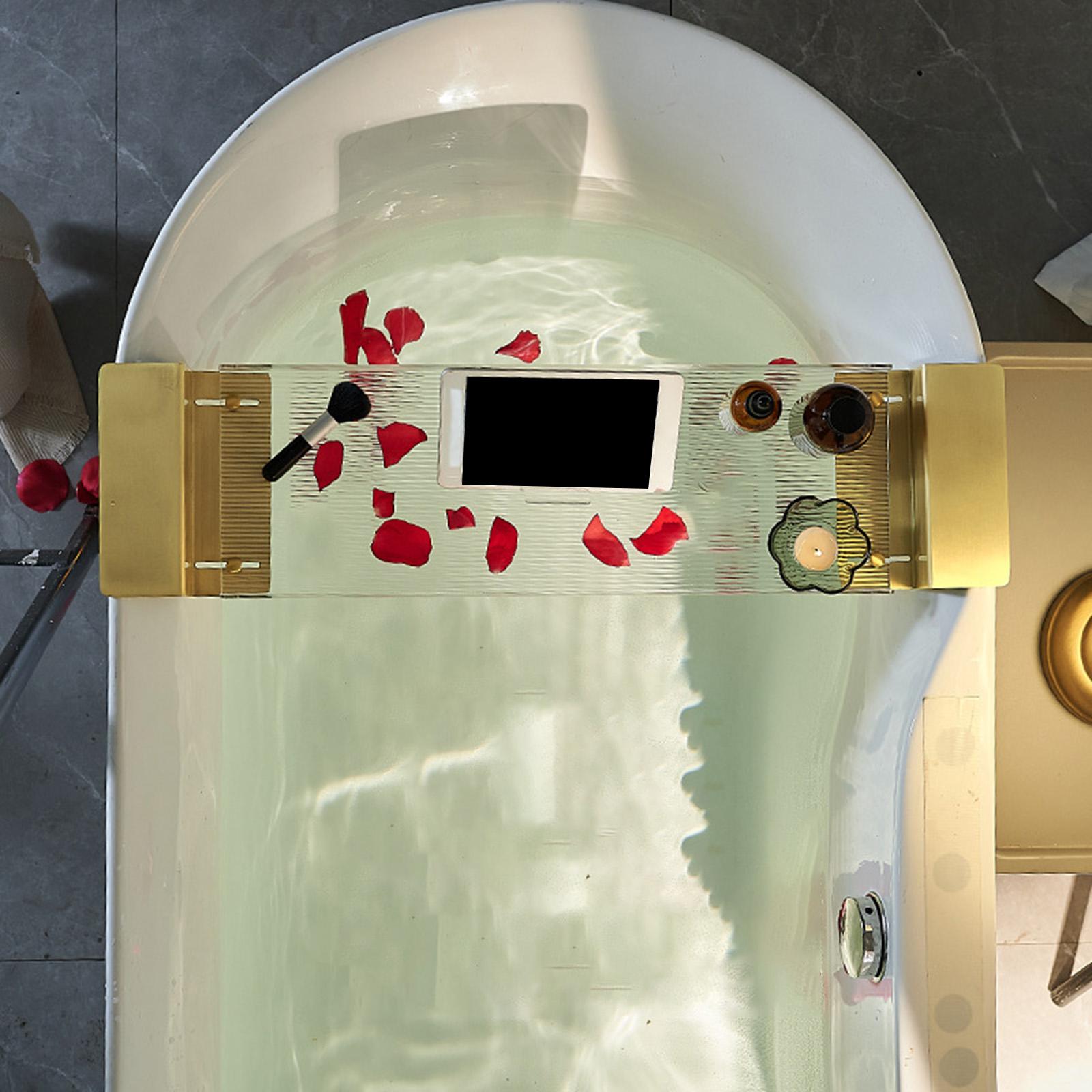 Acrylic Bathtub Tray Extendabl - Phone Accessories Rack recension och pris
