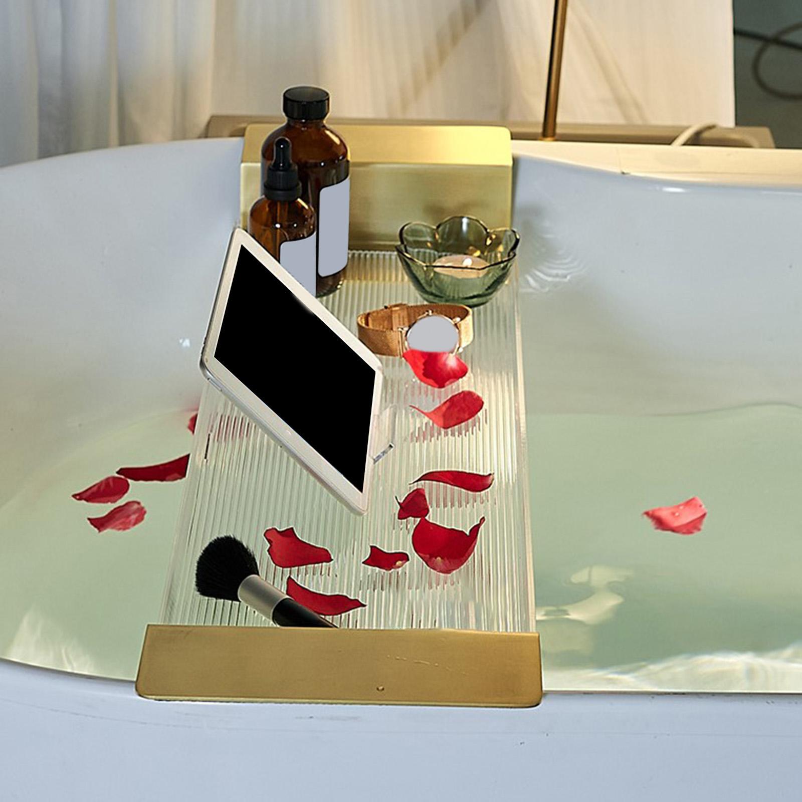 Acrylic Bathtub Tray Extendabl - Phone Accessories Rack recension och pris