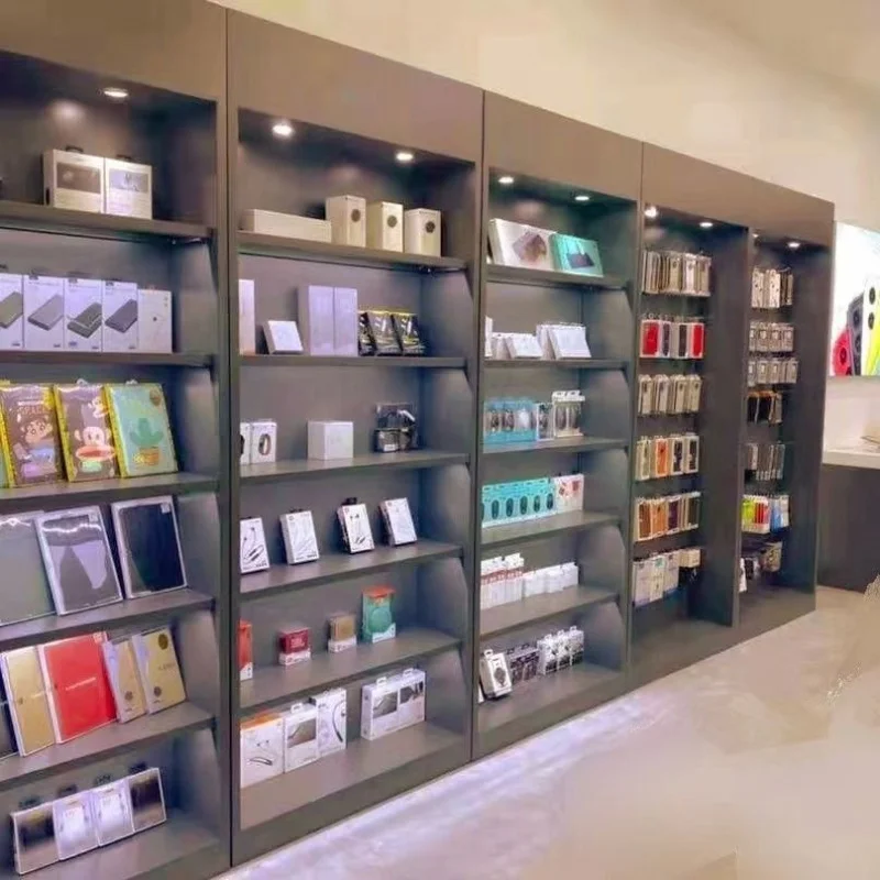 custom，Wooden Slatwall Mobile  - Phone Accessories Store recension och pris