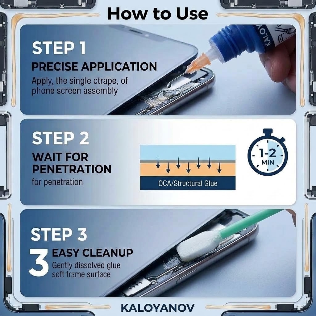 Mobile Phone Screen Glue Remov - Phone Repair Kit recension och pris