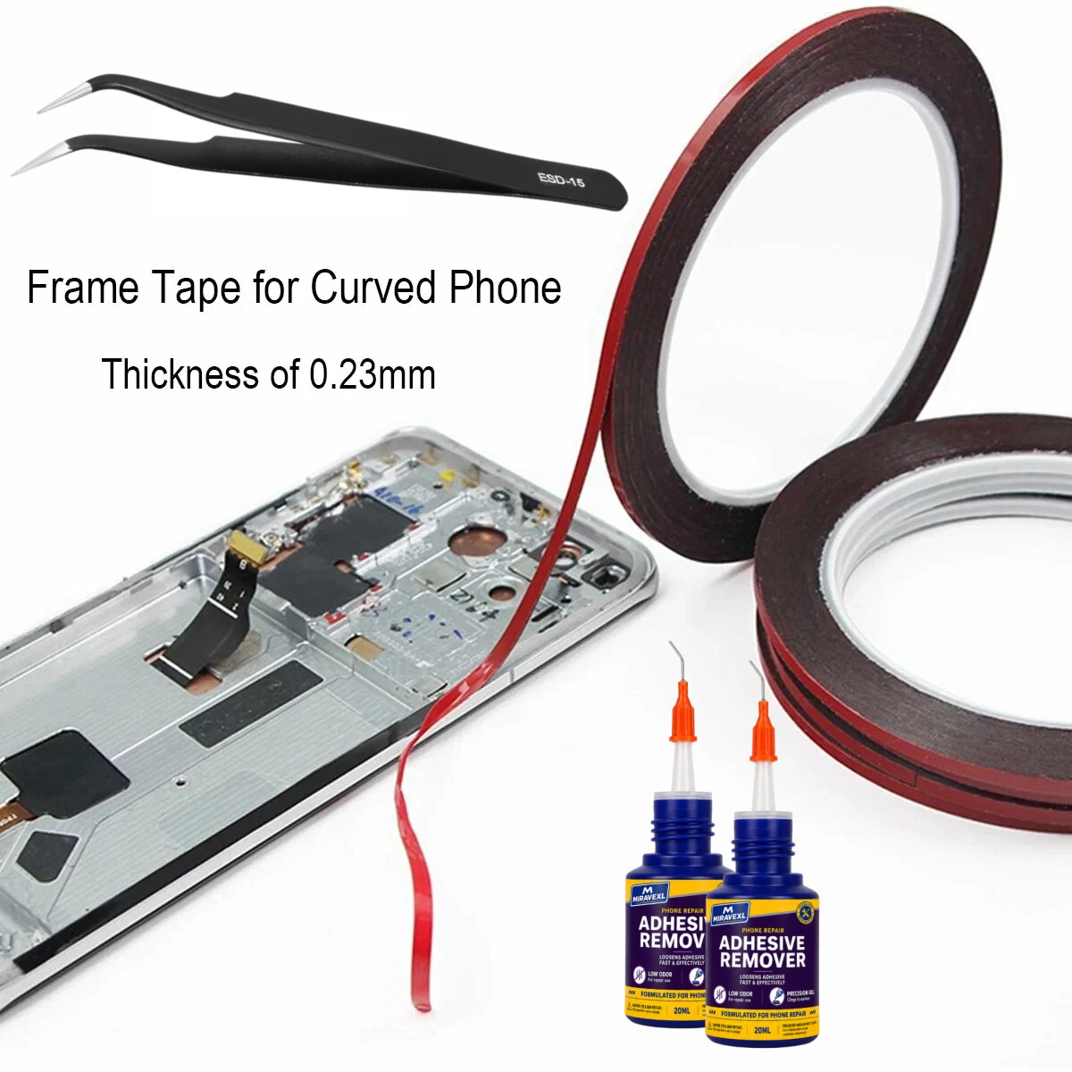 2mm Phone Screen Repair Tape K - Phone Repair Kit recension och pris