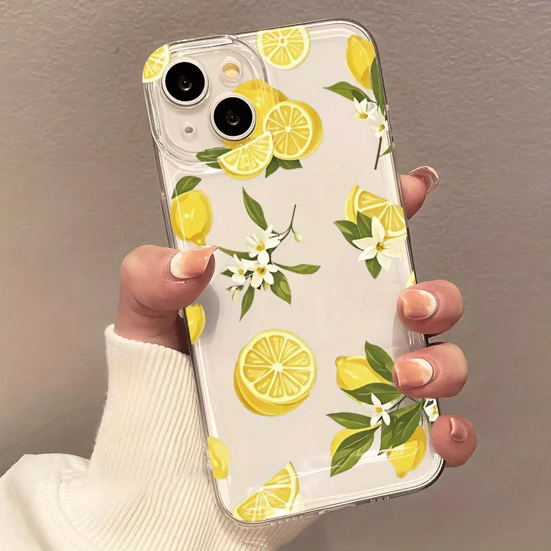 Summer Fruit Lemon Flower Clea - Phone Case Clear recension och pris